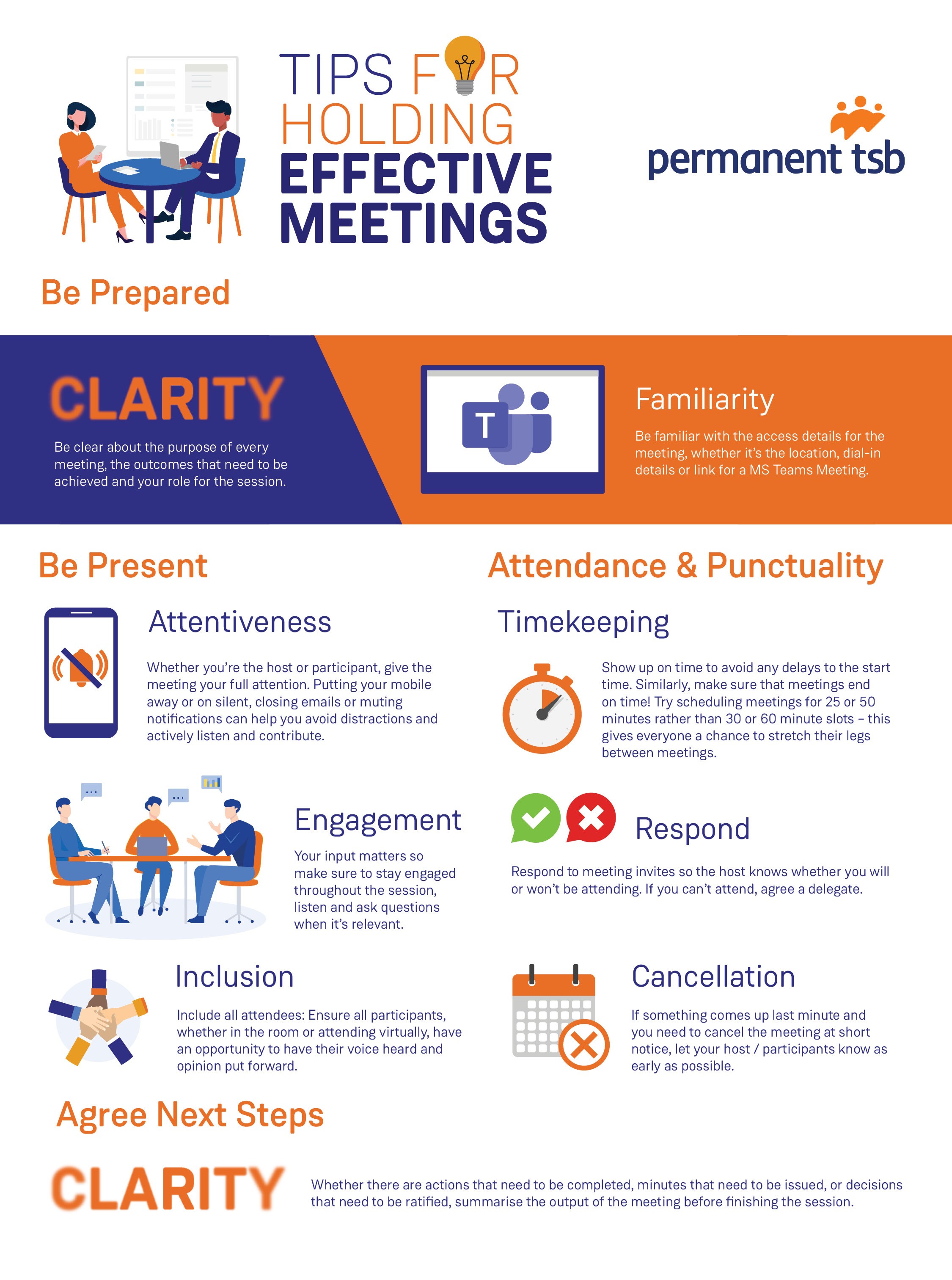 Infographic - Tips for Holding Effective Meetings